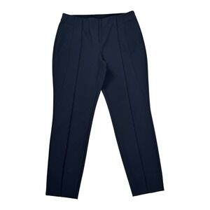 Lafayette 148 Size US 12 Black Zip Side Acclaimed Stretch Gramercy‎ Pant
